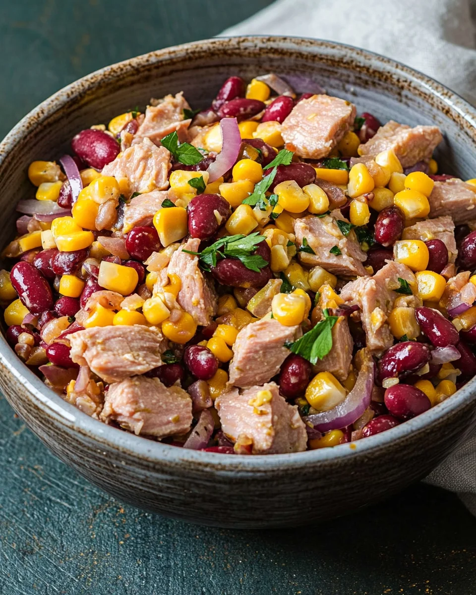 Kidneybohnen-Thunfisch-Salat 19 Kidneybohnen-Thunfisch-Salat