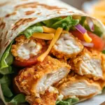 Knuspriger Chicken Ranch Snack Wrap