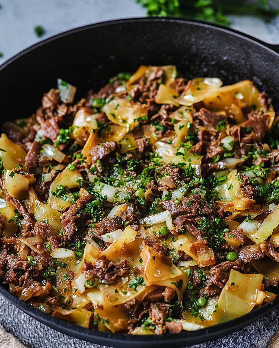 Kohl-Hack-Pfanne