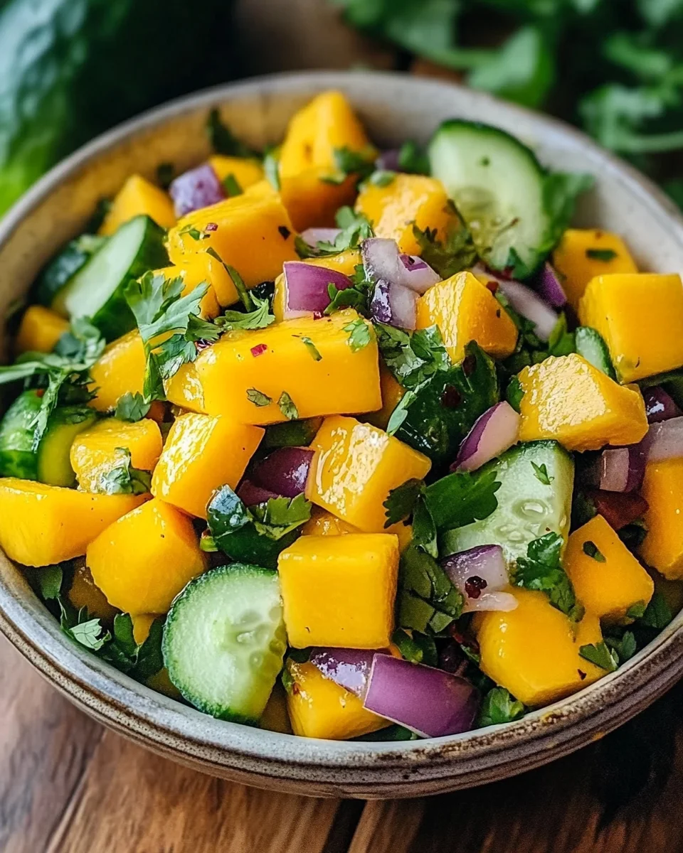 Mango-Gurken-Salat Rezept