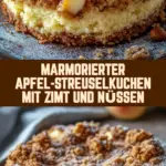 Marmorierter Apfel-Streuselkuchen mit Zimt und Nüssen 26 Pinterest Hidden Image