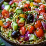 Mediterraner Orzo Salat