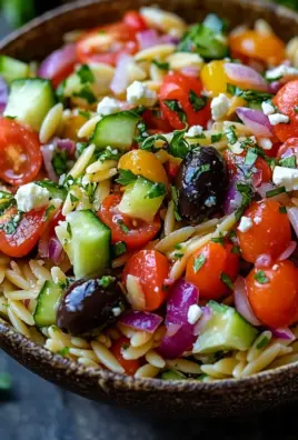 Mediterraner Orzo Salat