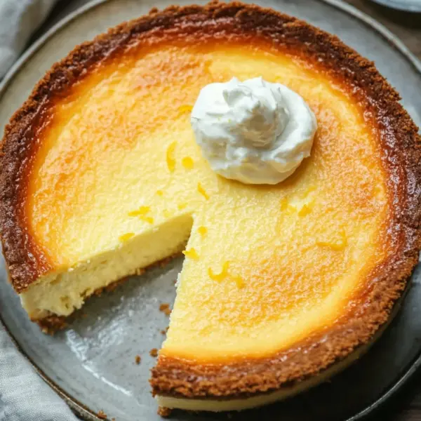 mein klassischer kleiner Käsekuchen