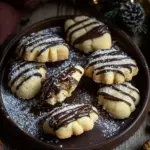 Nougat-Spitzbuben - M&uuml;rbe Pl&auml;tzchen mit Nougat
