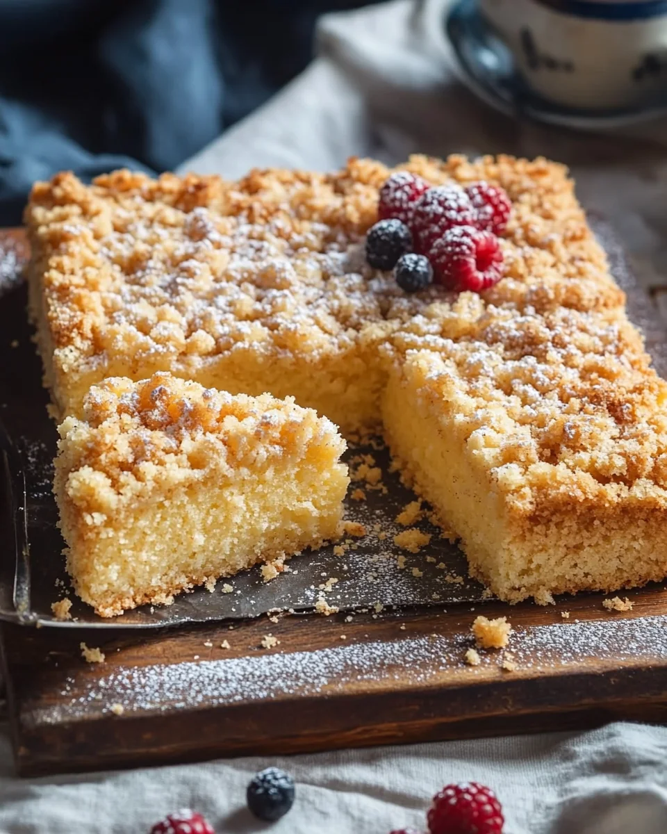 Omas Streuselkuchen vom Blech (ohne Hefe)