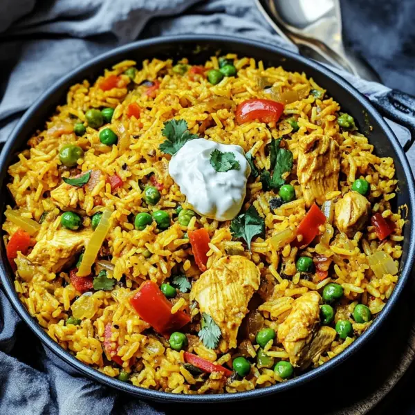 One Pot Curryreis mit Hähnchenbrust
