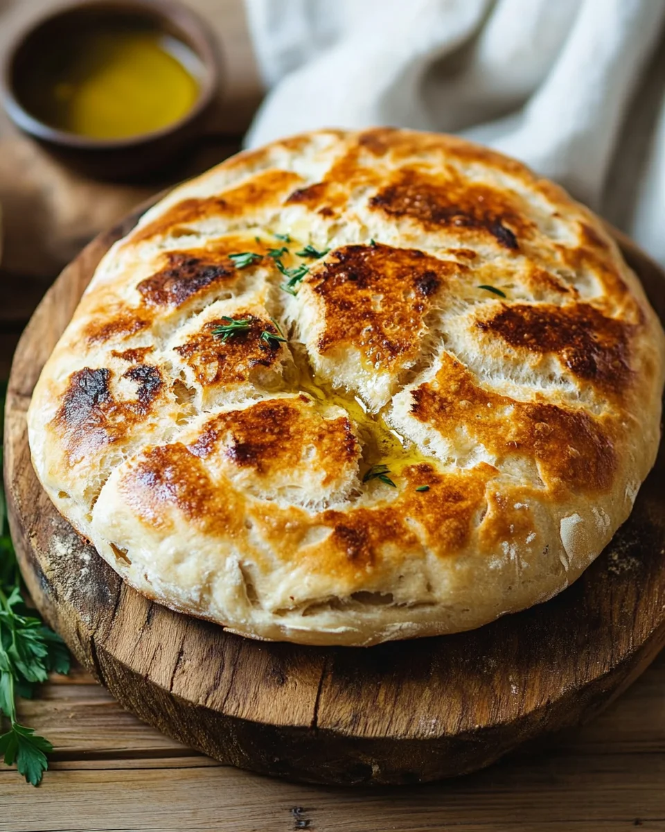 Pfannenbrot ohne Hefe Rezept