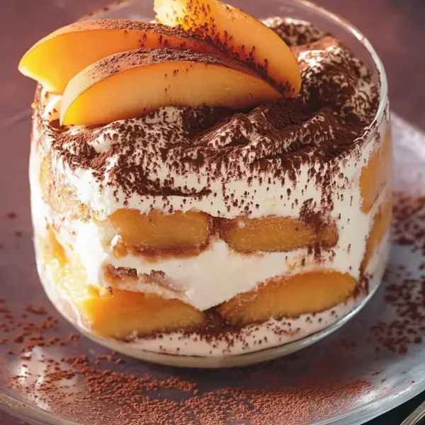 Pfirsich Tiramisu