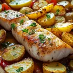 Portugiesischer Ofenfisch mit Kartoffeln