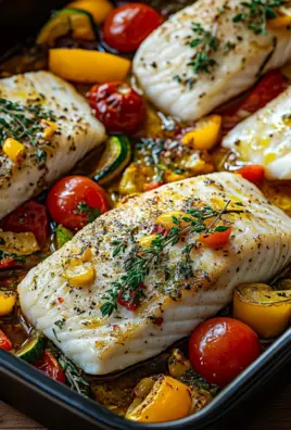 Rezept für mediterran gebackene Fischfilets mit Gemüse 23 Rezept für mediterran gebackene Fischfilets mit Gemüse