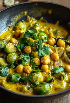 Rosenkohl-Curry mit Kichererbsen
