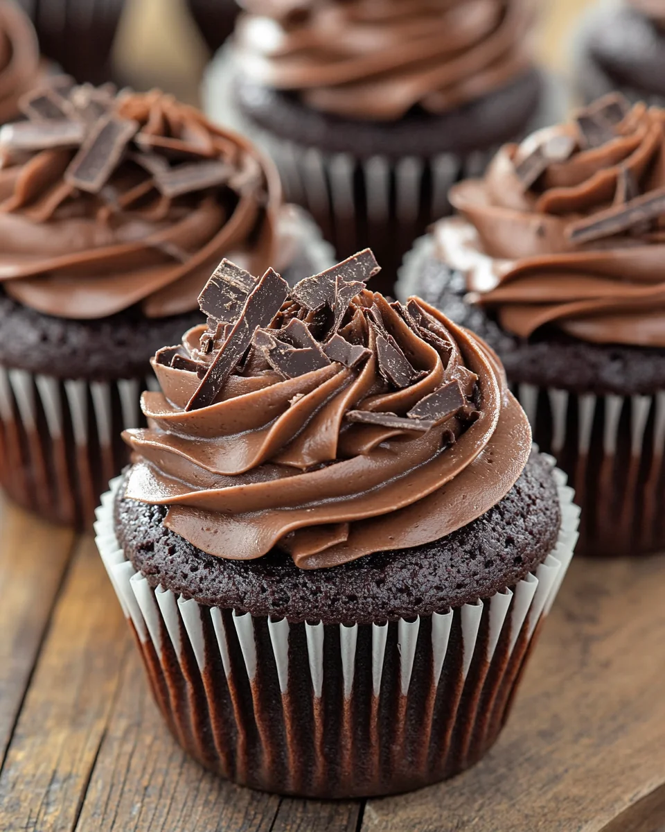 Saftige Schokoladen-Cupcakes
