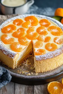 Schmandkuchen mit Mandarinen oder Faule Weiber Kuchen