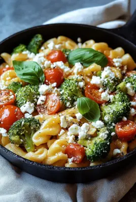 Schupfnudelpfanne mit Brokkoli, Feta und Tomaten 24 Schupfnudelpfanne mit Brokkoli, Feta und Tomaten