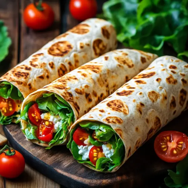 Selbstgemachte Proteinwraps