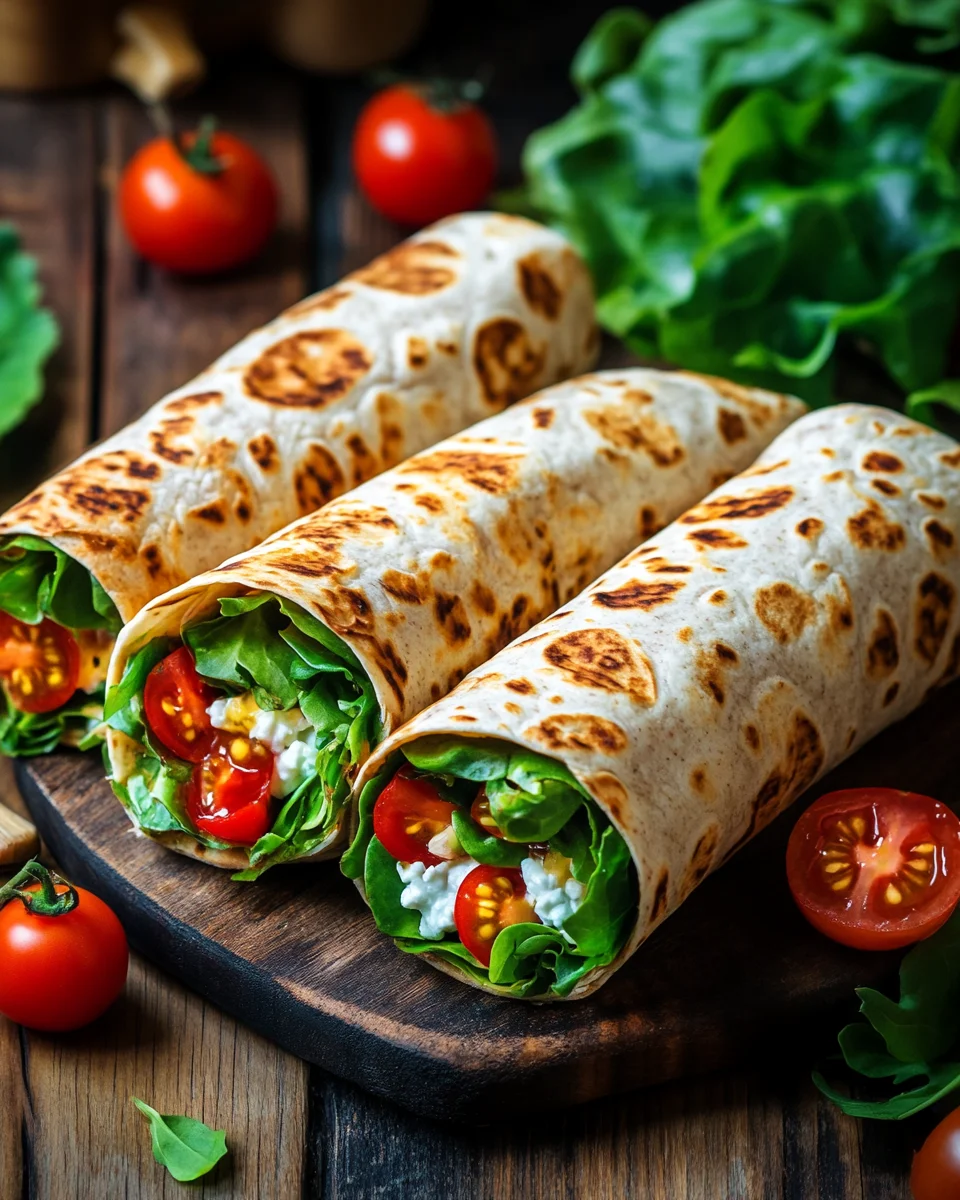Selbstgemachte Proteinwraps