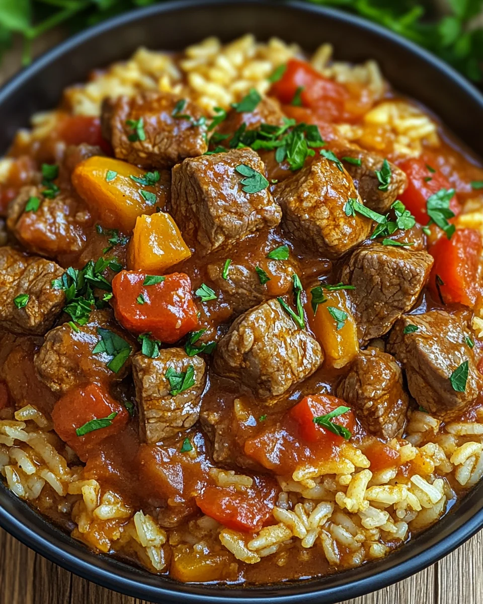 Serbisches Reisfleisch 18 Serbisches