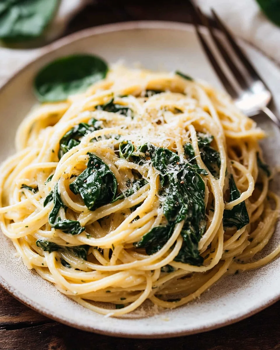 Homepage 3 Spaghetti mit Spinat Frischkäse-Sauce