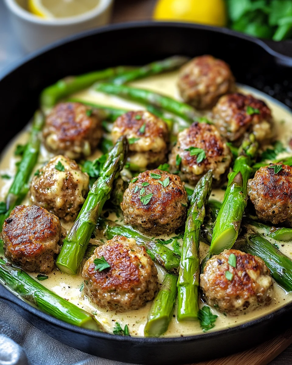 Spargelpfanne mit Frikadellen 25 Spargelpfanne