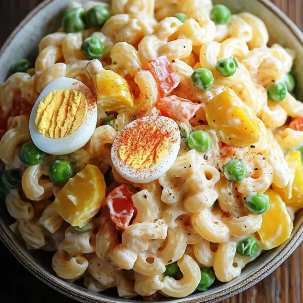 Teufelsei-Makkaroni-Salat