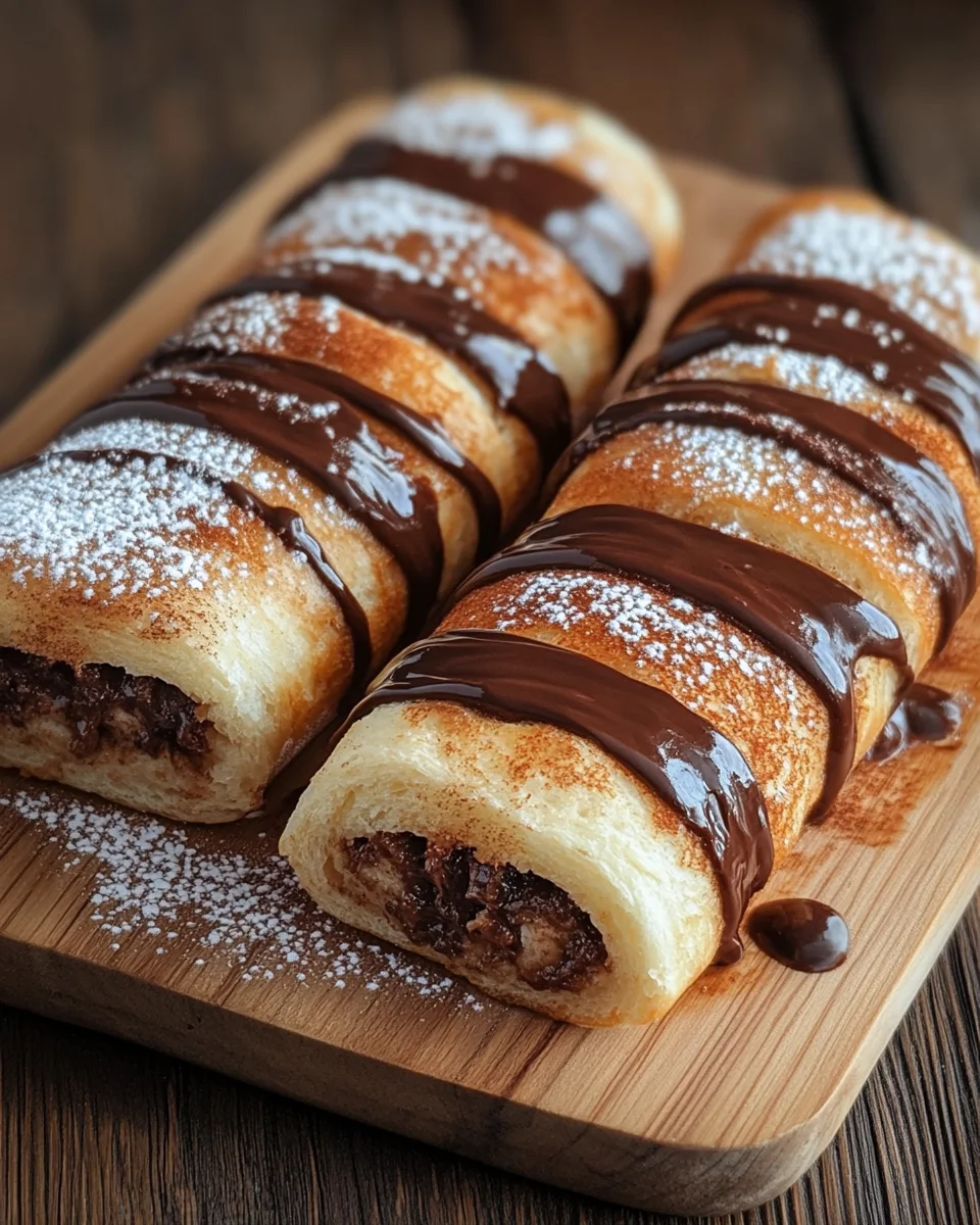 Toast Rolls mit Nutella und Zimt 16 Toast