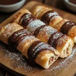 Toast Rolls mit Nutella und Zimt