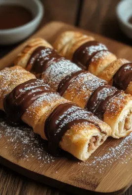 Toast Rolls mit Nutella und Zimt 30 Toast Rolls mit Nutella und Zimt