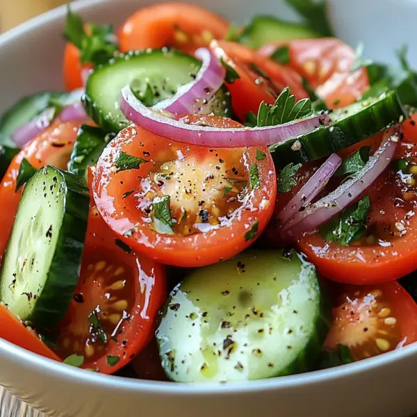 Tomaten-Gurken-Salat