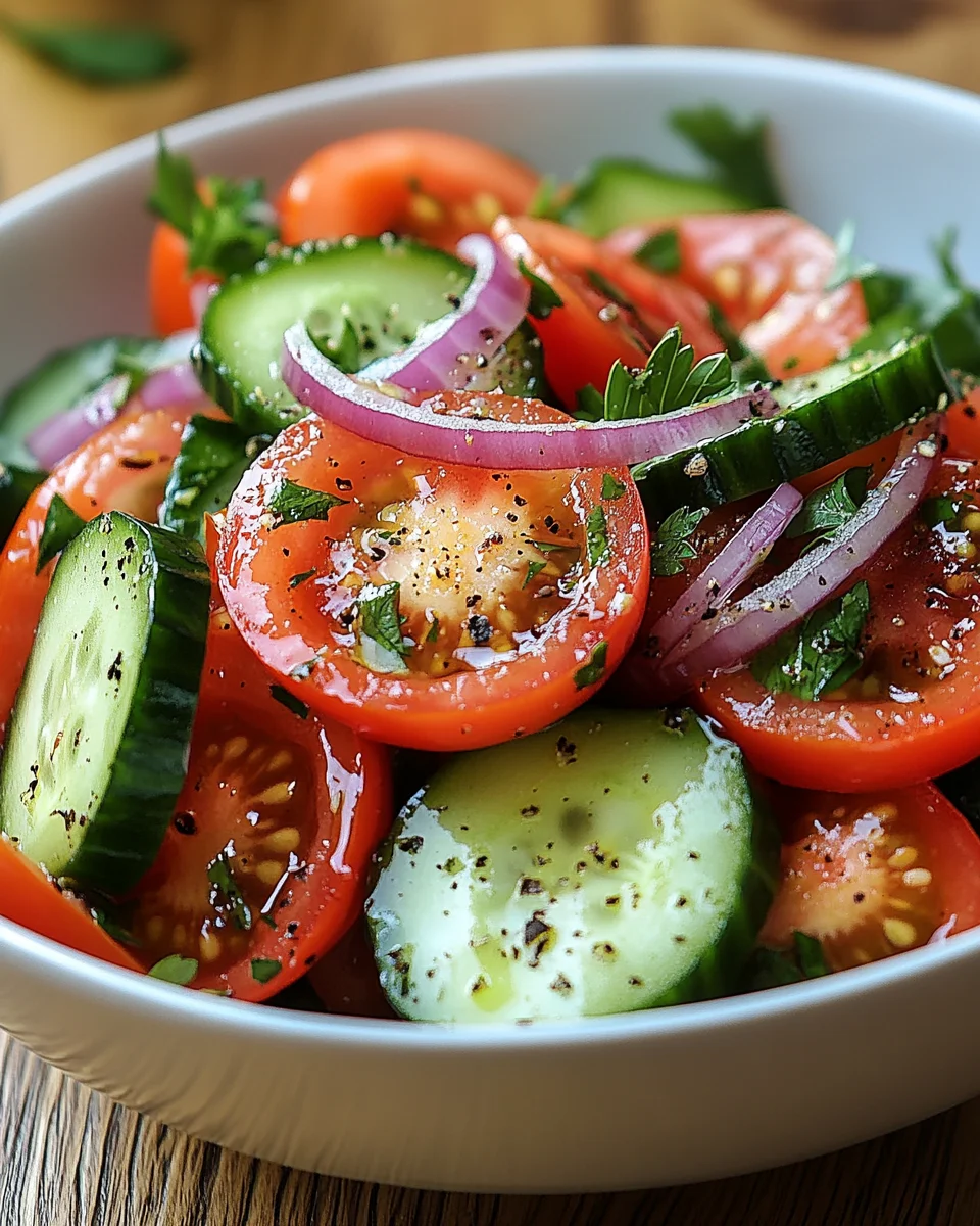 Tomaten-Gurken-Salat
