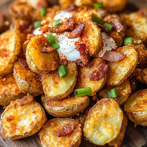 Überbackene Kartoffeln aus der Heißluftfritteuse