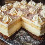 Vanillecreme Kuchen ohne Backen Rezept