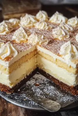 Vanillecreme Kuchen ohne Backen Rezept