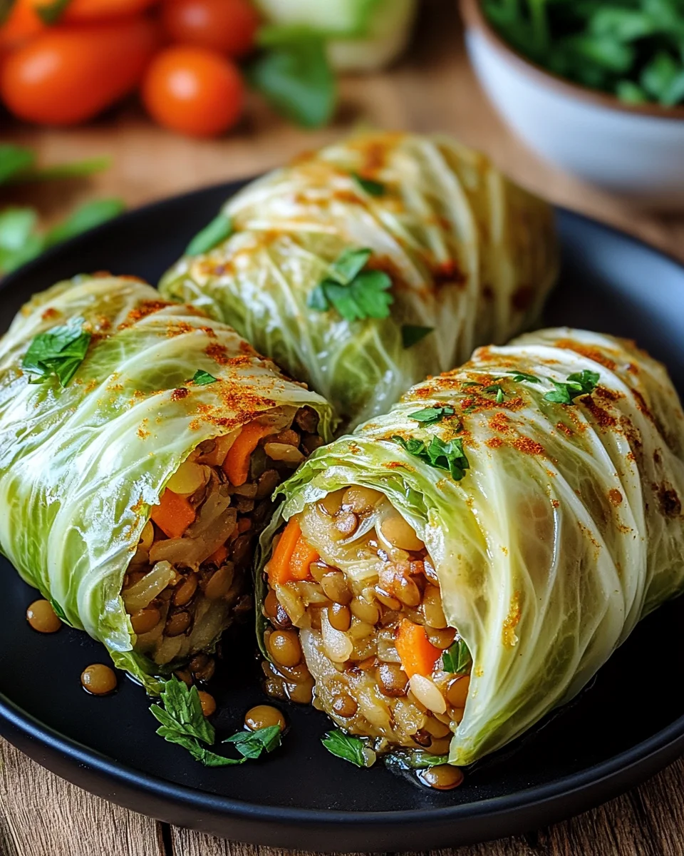 Vegane Kohlrouladen 27 Vegane