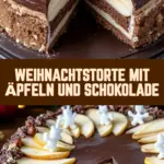 Weihnachtstorte mit Äpfeln und Schokolade 31 Pinterest Hidden Image
