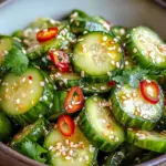W&uuml;rziger Asiatischer Gurkensalat