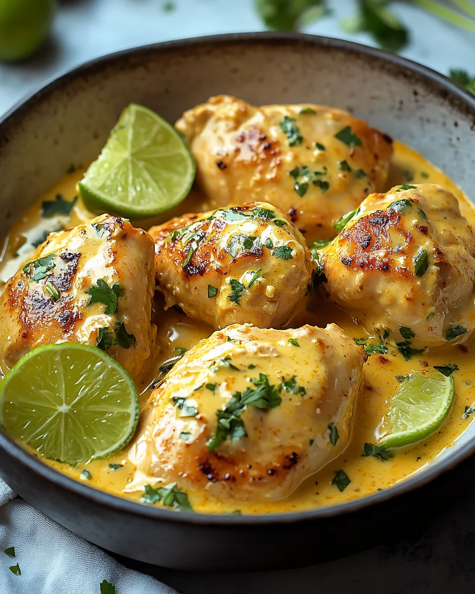Zartes Hähnchen in Kokos-Limetten-Sauce 23 Zartes