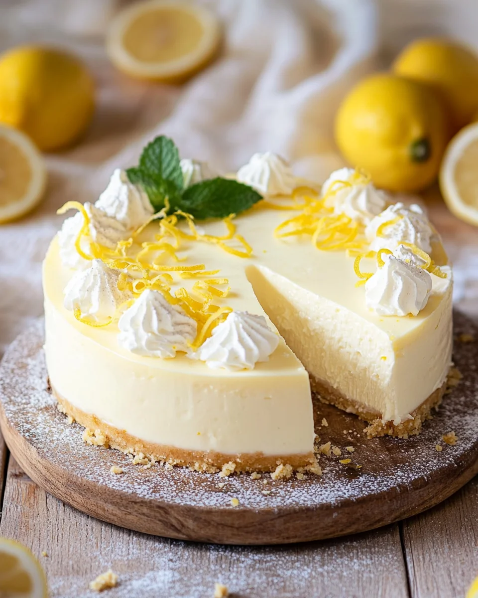 Zitronen-Cheesecake