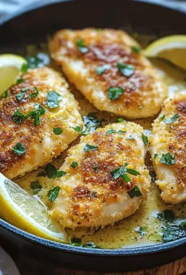 Zitronen Parmesan Pfannenhähnchen