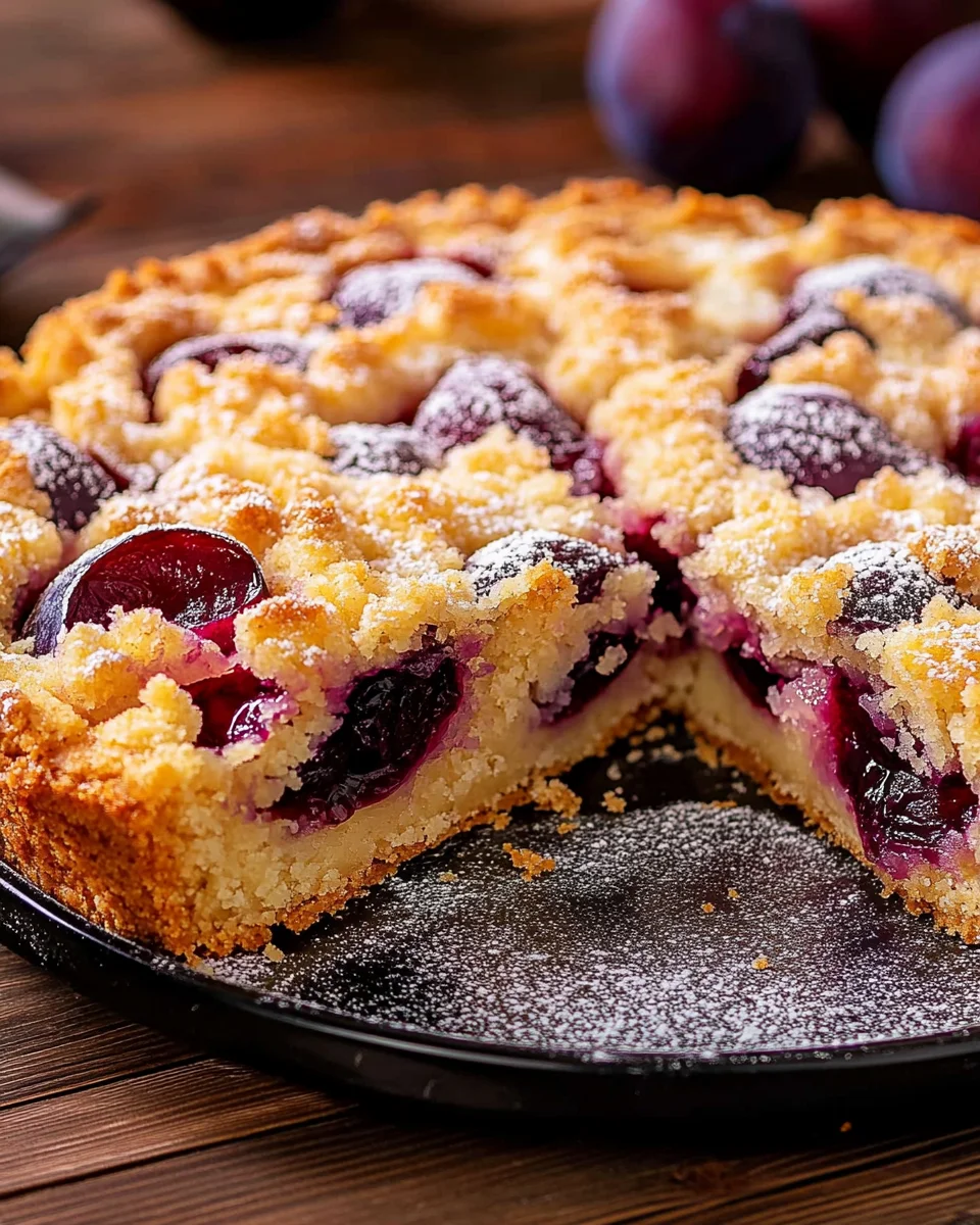 Zwetschgenkuchen mit Streusel 17 Zwetschgenkuchen
