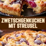 Zwetschgenkuchen mit Streusel 16 Pinterest Hidden Image