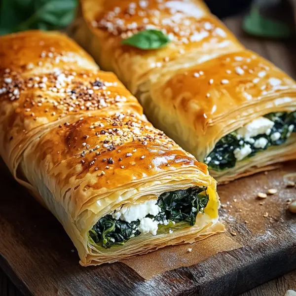 Börek mit Spinat und Feta