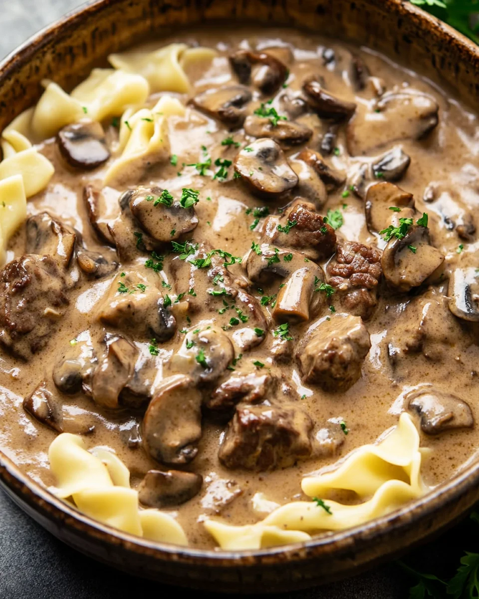Boeuf Stroganoff