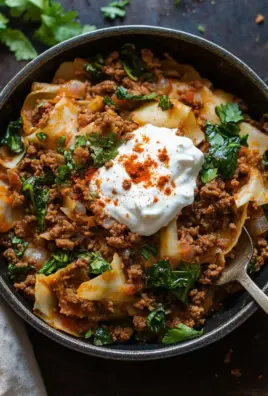 Bombastische Spitzkohl-Hackfleisch-Pfanne