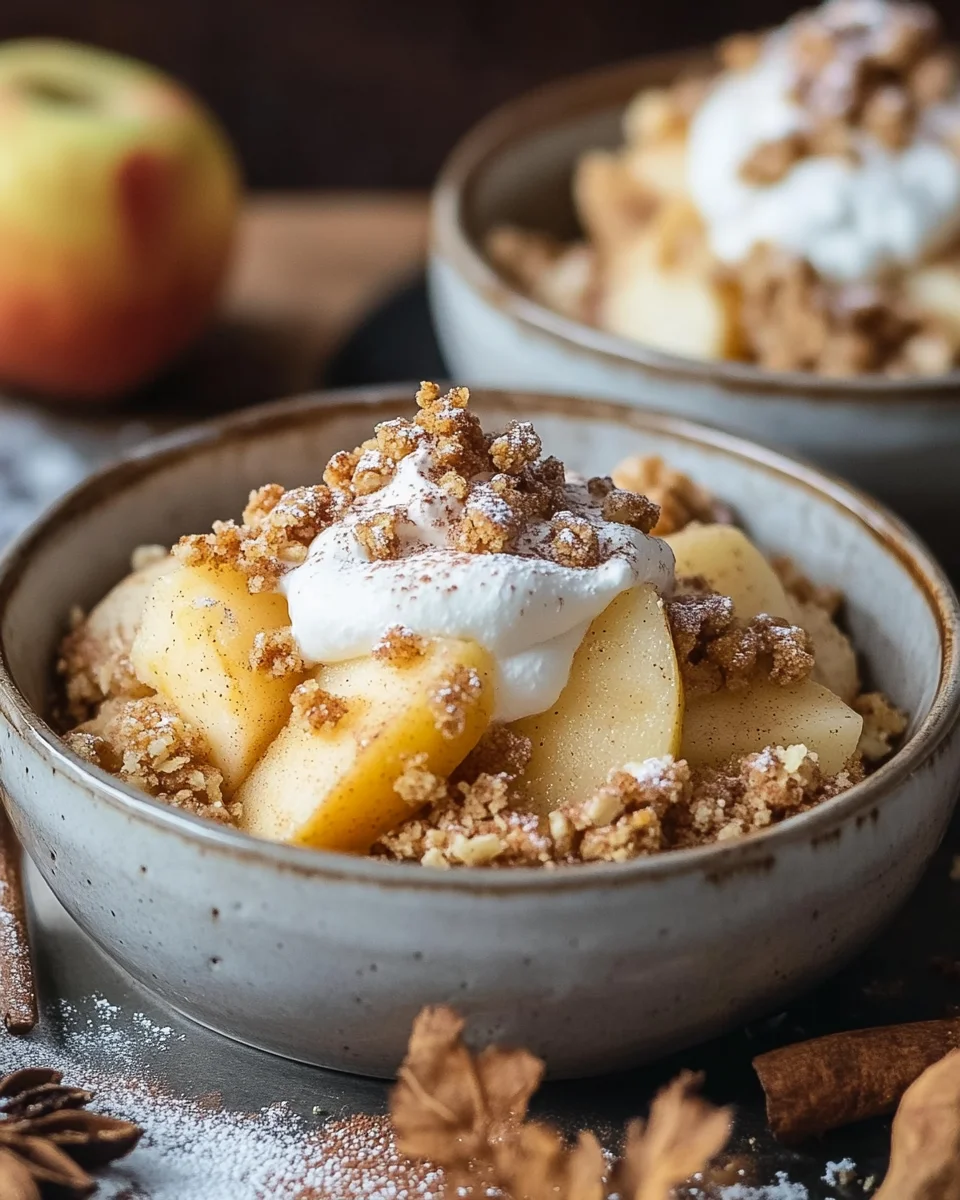 Bratapfel-Crumble