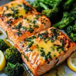 Buttergebackener Lachs mit Broccolini