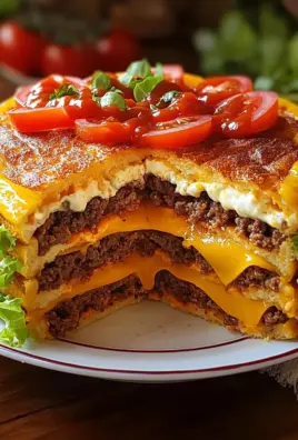 Cheeseburger-Torte