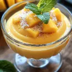 Cremige Mango-Mousse