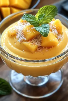 Cremige Mango-Mousse 21 Cremige Mango-Mousse