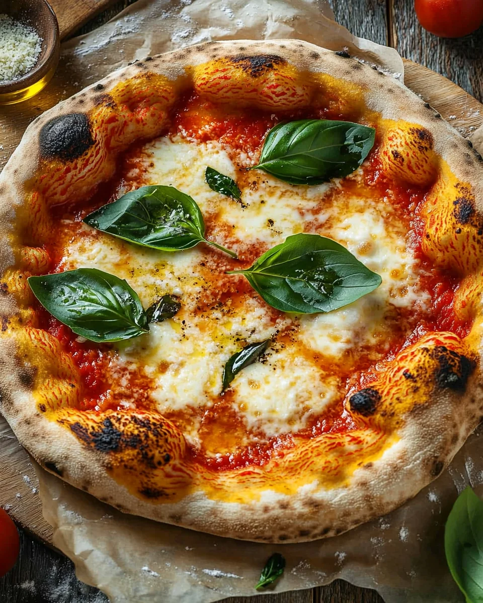 Der beste italienische Pizzateig und Pizza Margherita